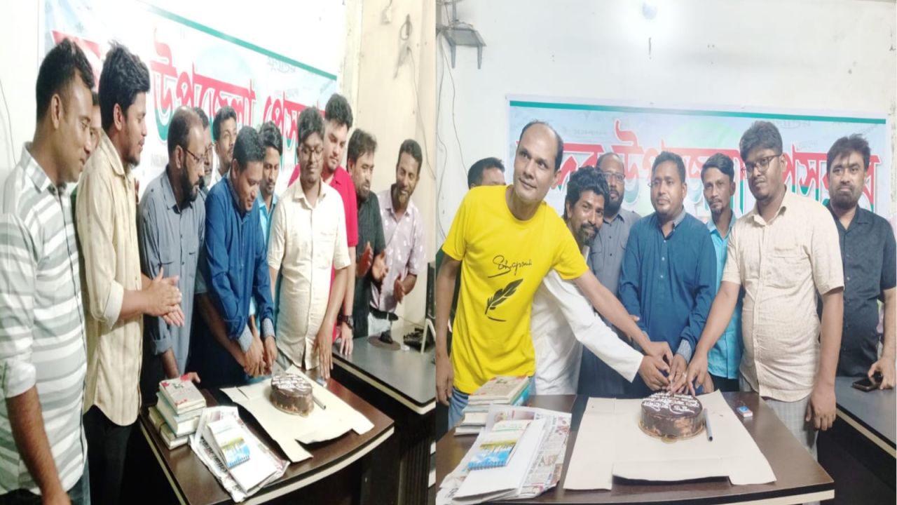 বন্দর উপজেলা প্রেসক্লাবের সাধারণ সম্পাদকের জন্মদিন পালণ