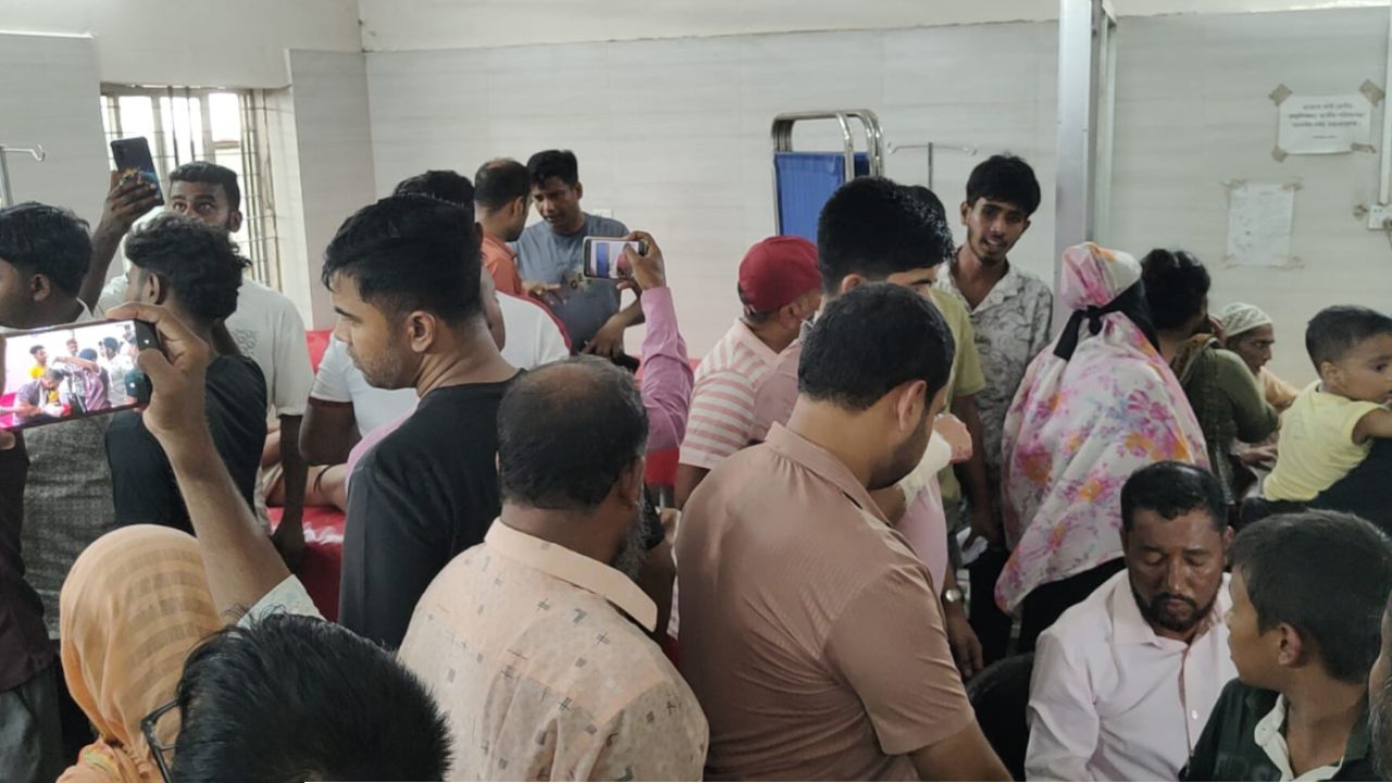 নারায়ণগঞ্জে আসামি ধরতে গিয়ে হামলার শিকার পুলিশ কর্মকর্তাসহ ৩