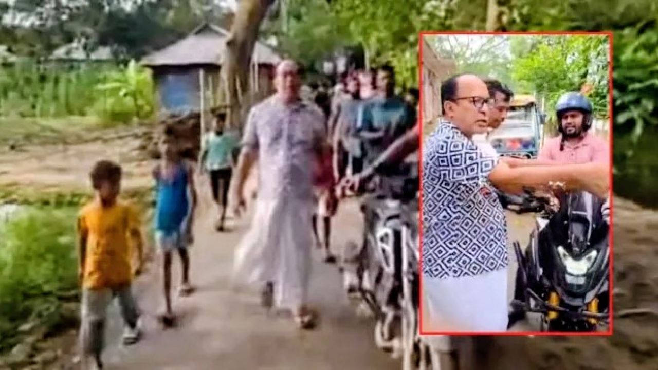 লুঙ্গি পরেই মাদককারবারিদের ধাওয়া দিলেন এমপি জসীম, ফেলে গেল মোটরসাইকেল