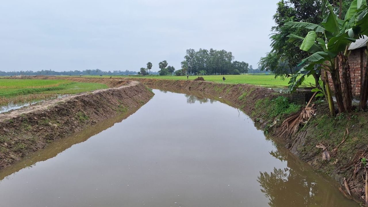 প্রধানমন্ত্রীর পরিকল্পনা আদমদীঘিতে খাল খননে বদলে গেল কৃষিচিত্র!!