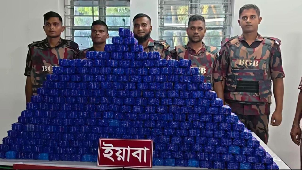 মিয়ানমার থেকে পাচারের সময় ১৪ লাখ ইয়াবা জব্দ, আটক ২