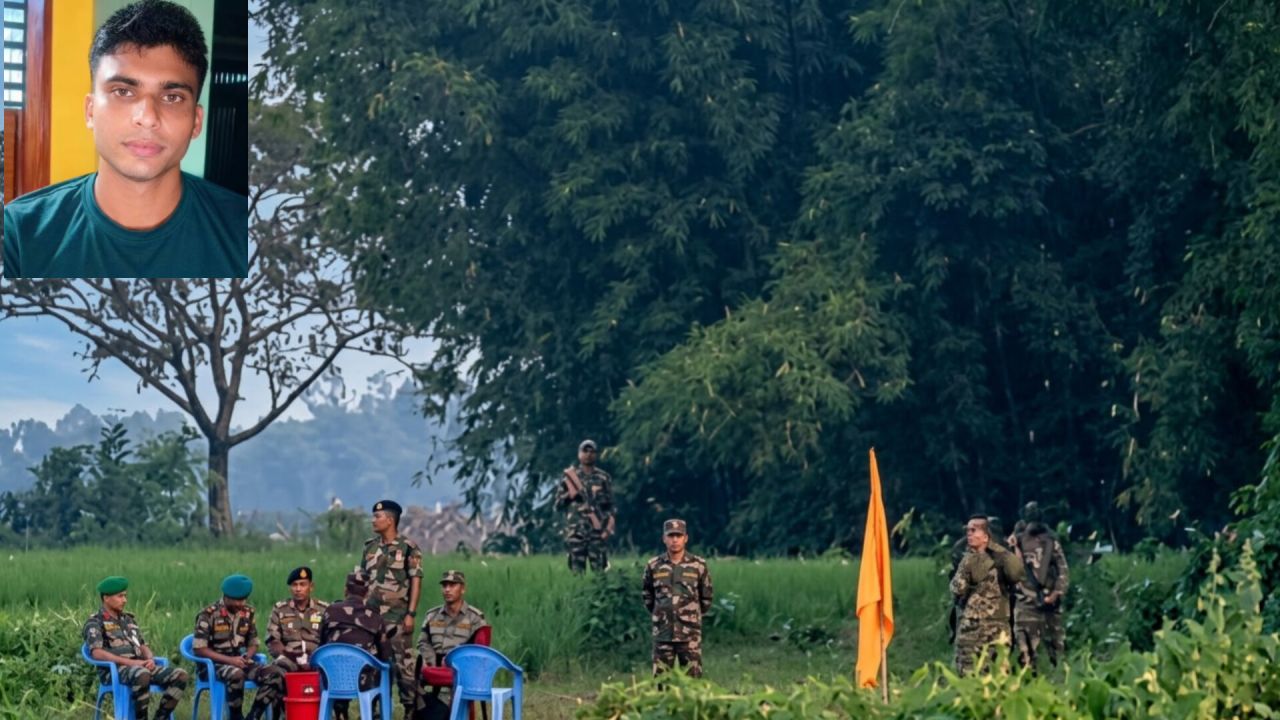 পীরগঞ্জ সীমান্তে আসাদুলের মরদেহ হস্তান্তর